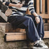 Premium Women's Vintage Cargo Pants – Wide Leg Tactical Trousers with Pockets & Drawstring Cuffs